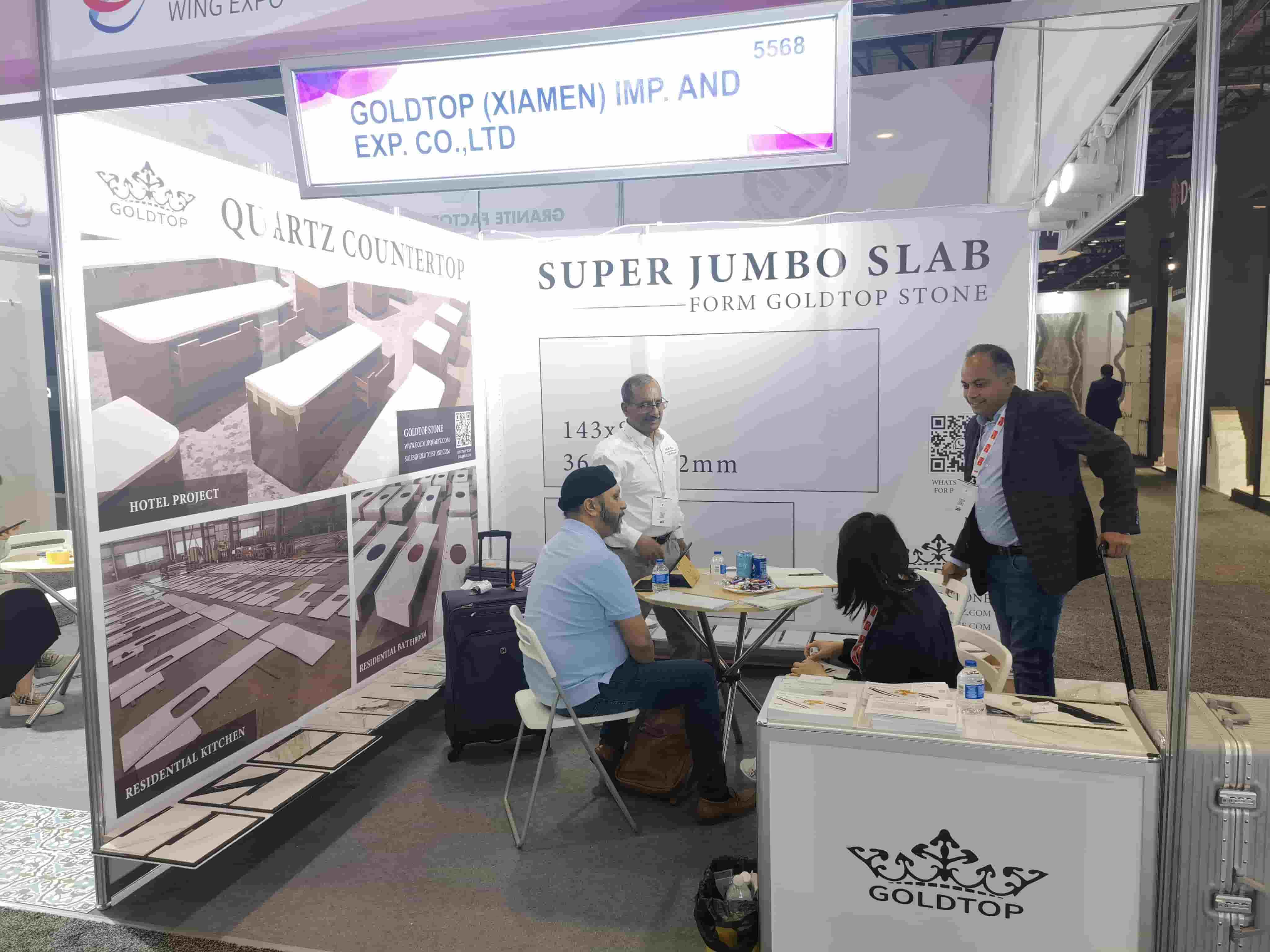 goldtop company participated in the stone exhibition