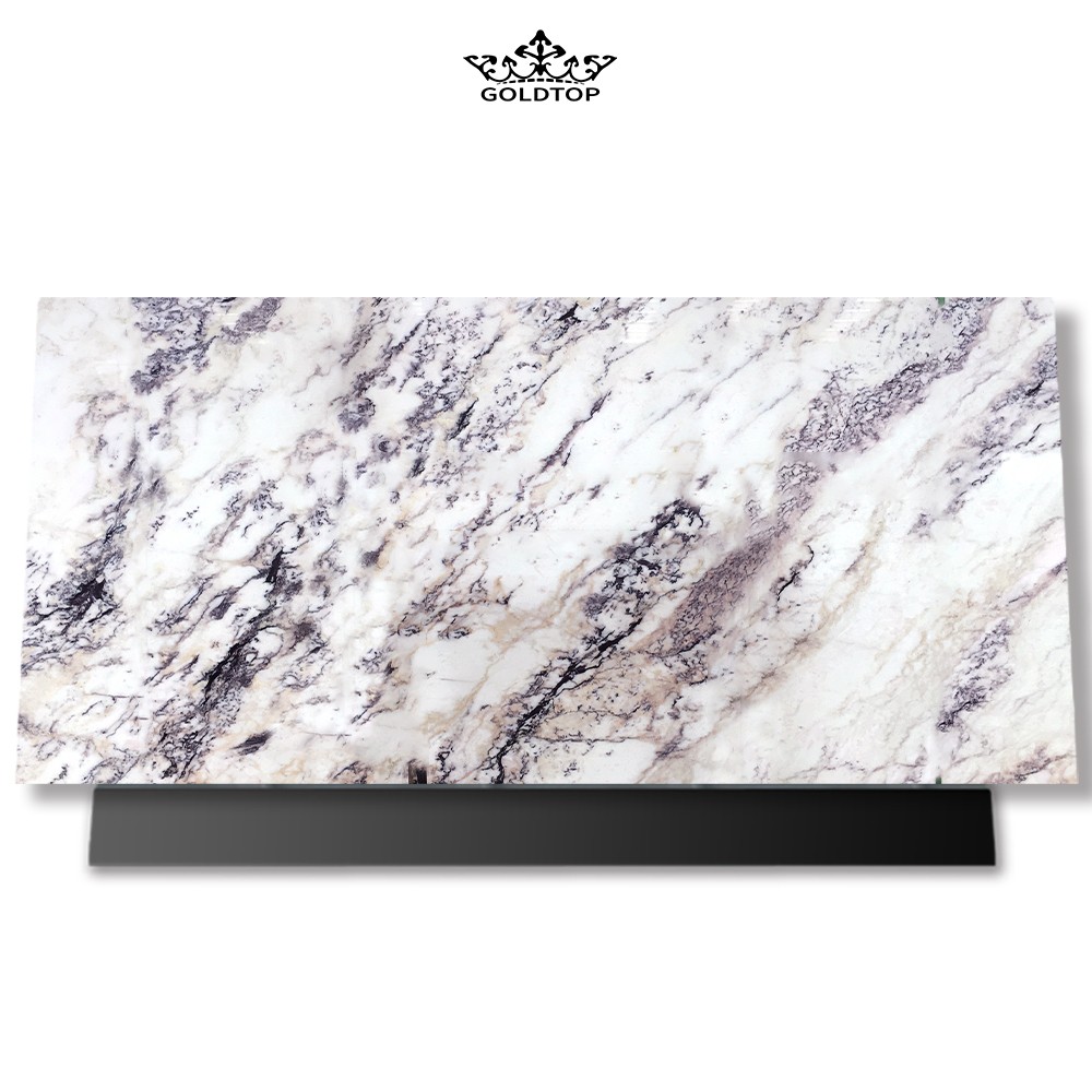 China Violet White Marble Natural Marble Tile