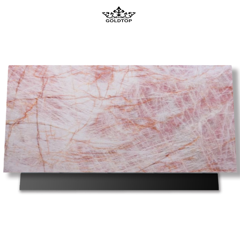 Brazil Cristallo Pink Quartzite 