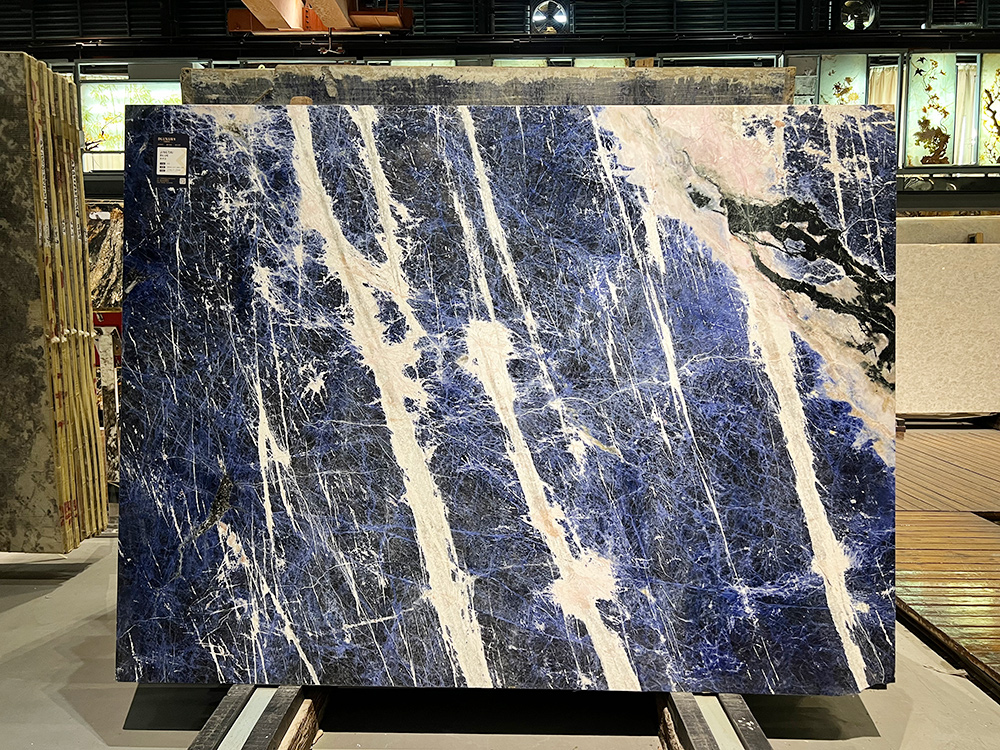 Luxury Stone Blue Sodalite Granite Slab