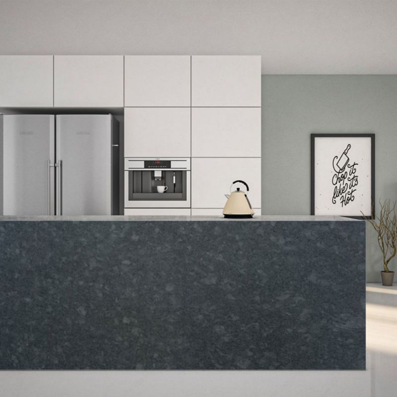 Grey Iron Grey Opel Granite Countertop