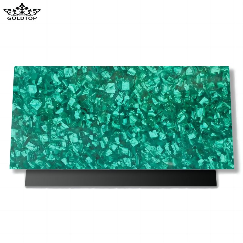 Malachite Green Semi-precious Stone Slab