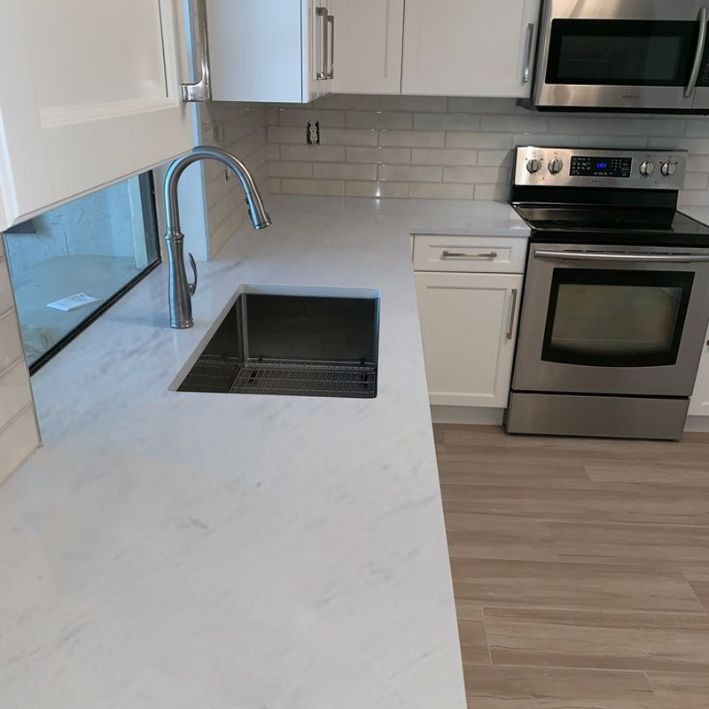 Ariston White Marble Countertop