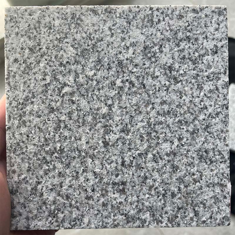 Natural granite white hemp fire board smooth stone