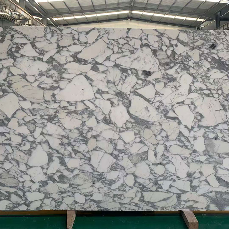 Big White Marble Natural Stone Coffee Table Floor Ledge