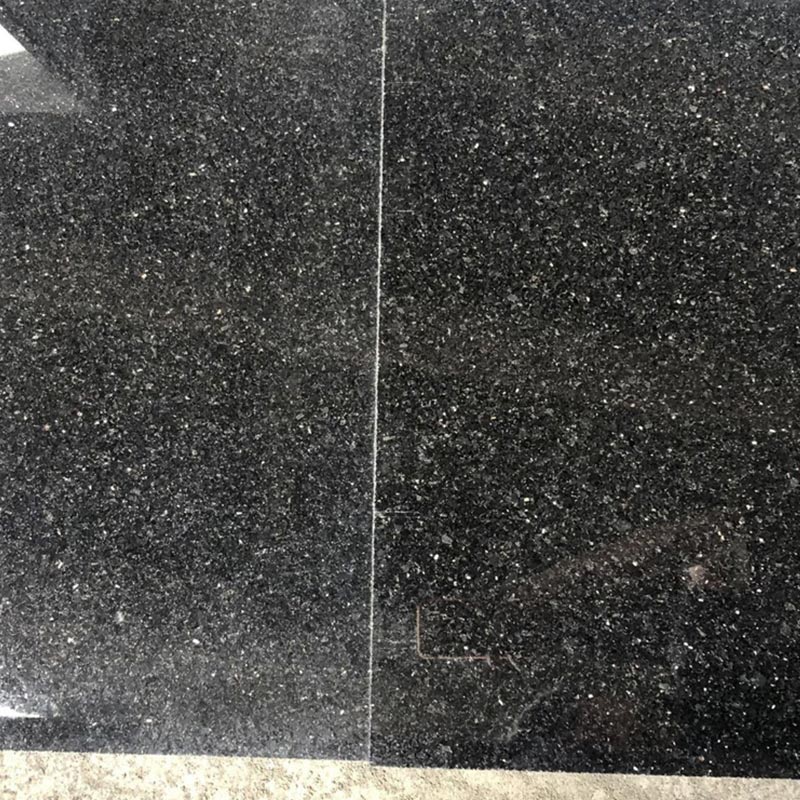 Sesame Black Granite Fired Surface Smooth Custom Made