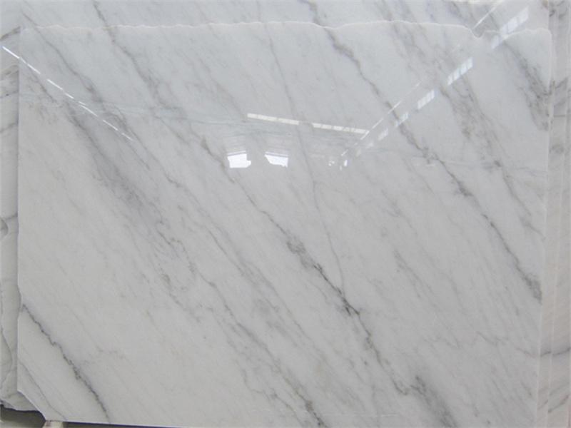 China Carrara White Marbles Slabs Kitchen Backsplash Countertops