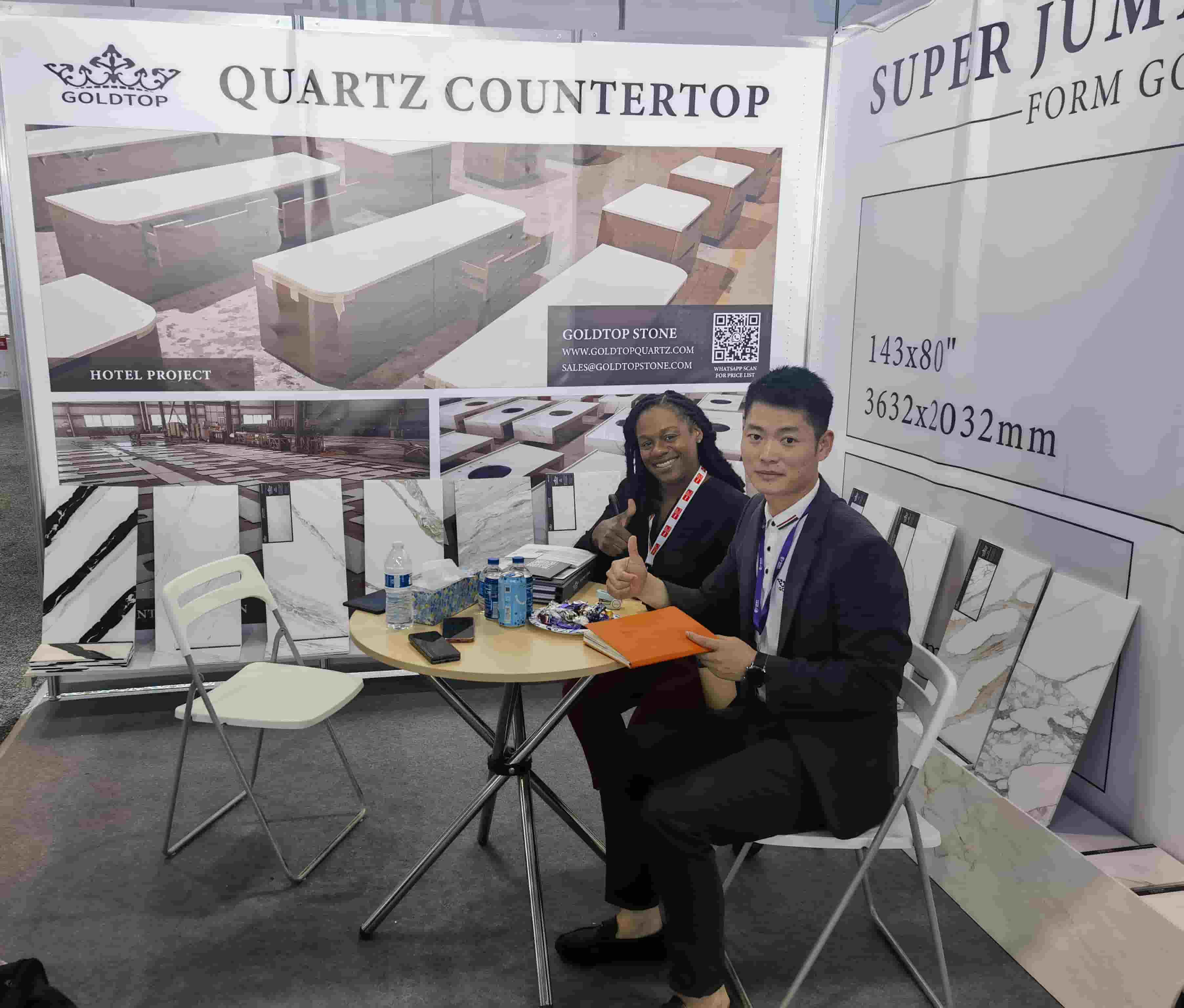 goldtop company participated in the stone exhibition