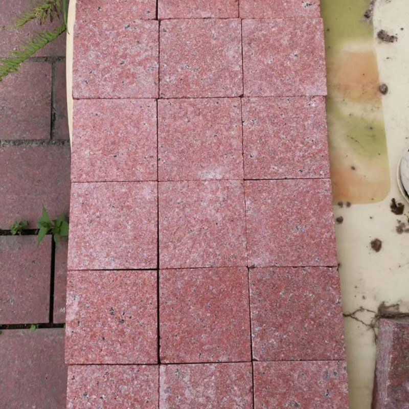 Imperial Red Granite Tile Floor Outdoor Railing Landscape stone