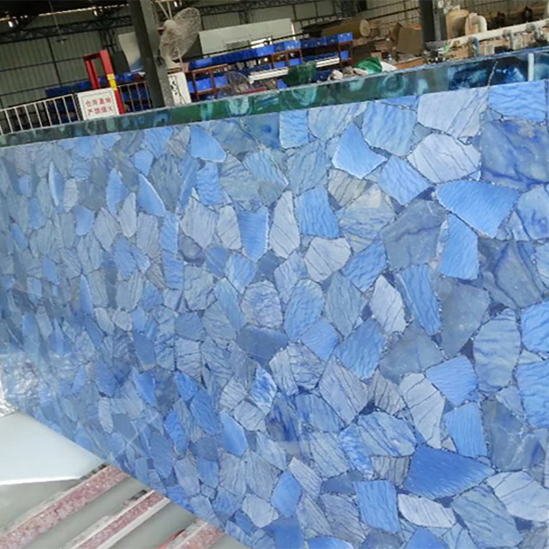 Blue Aventurine Slab Marble Countertop Factory Direct Sales