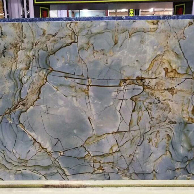 Blue Rome Marble Cuntertops Slabs Customize Wholesale