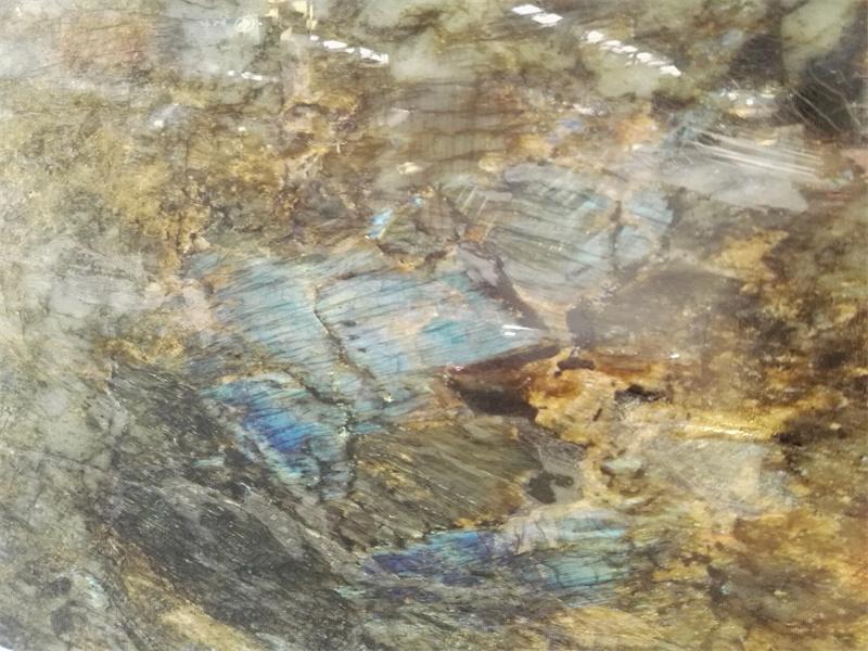 Labradorite Lemurian Blue Granite Kitchen Countertops Tiles