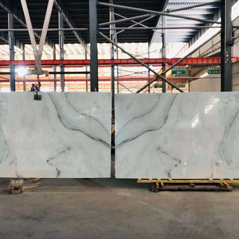 Columbia White Marble With Green Veins