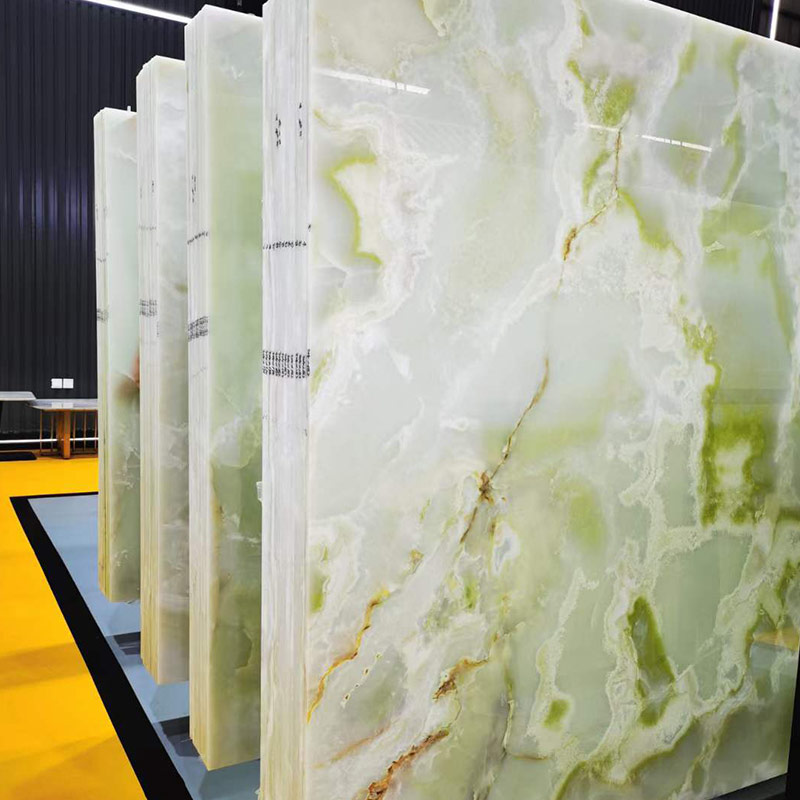 Natural Jade Green Onyx Slabs 