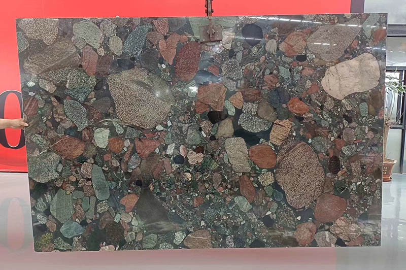 High-end Yuhua stone marble red slabs 