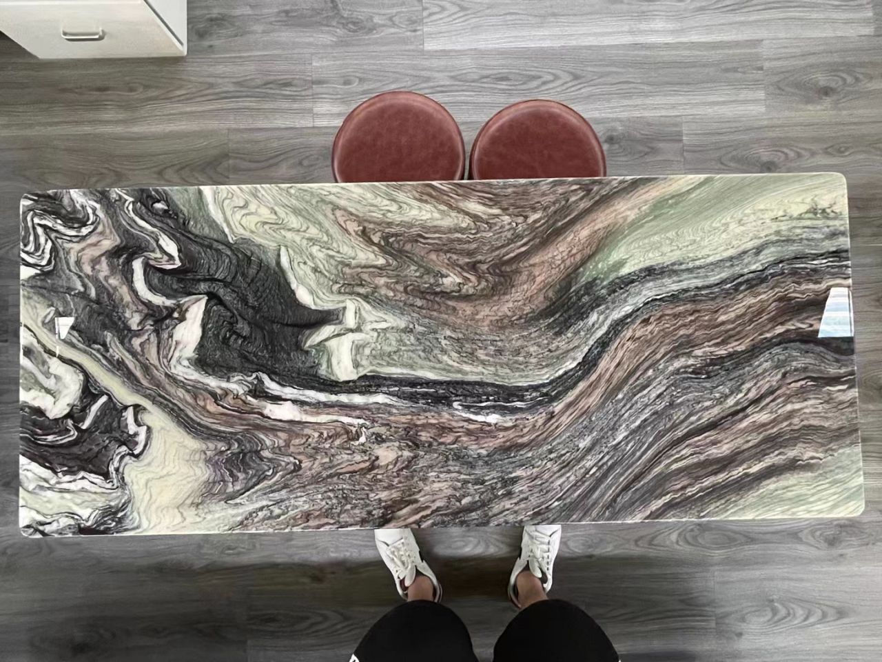 Italy Kinawa Violet Natural Marble Countertop