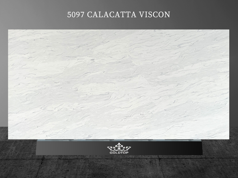 5097 Calacatta Viscon White Calacatta Quartz Factory Supplier