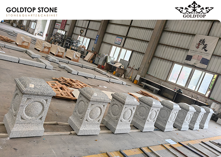 SALT LAKE TEMPLE Project with G602 Granite Paving Tiles