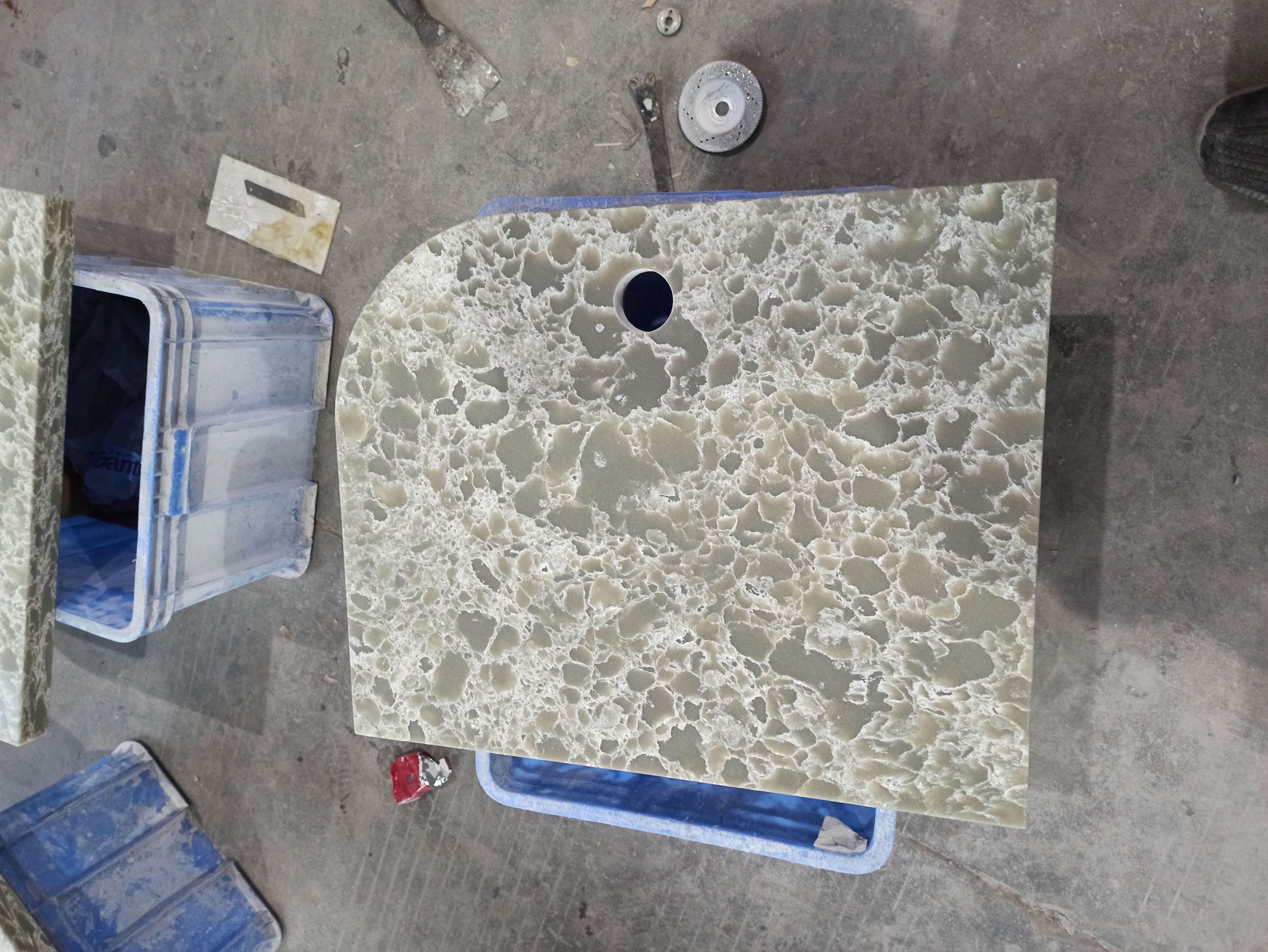 4033 Brighton Marble Quartz Slab