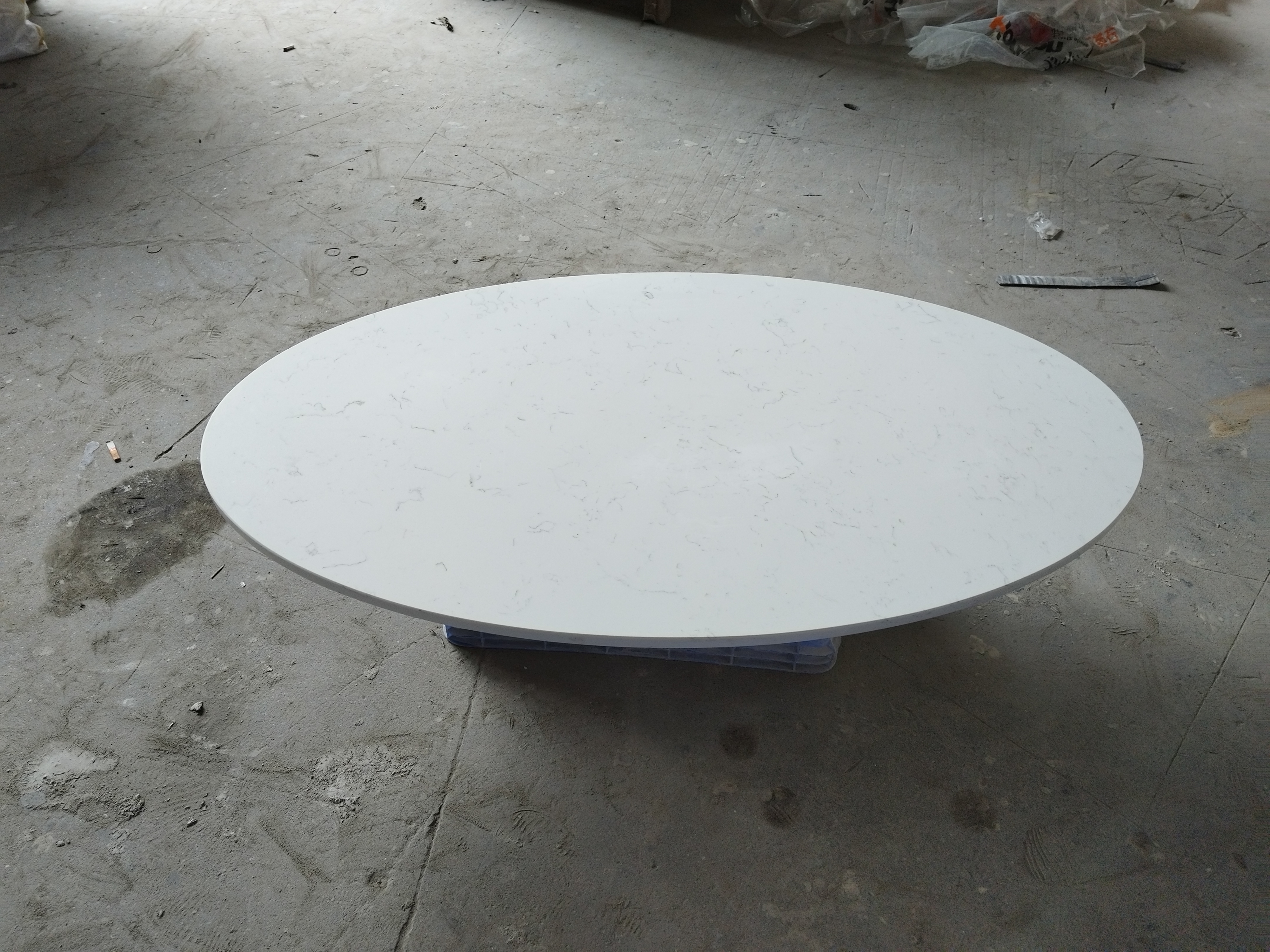 4032 Coarse Carrara Marble Quartz Slab