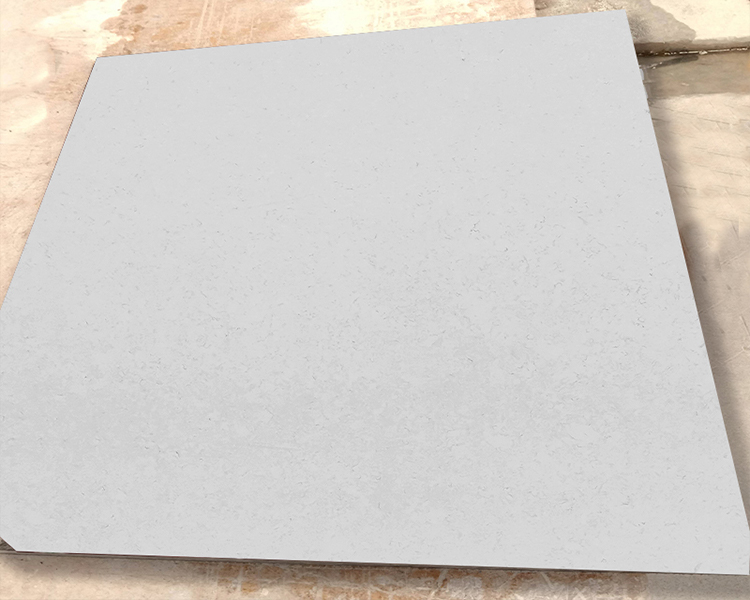 4055 Sandra White Marble Quartz Slab