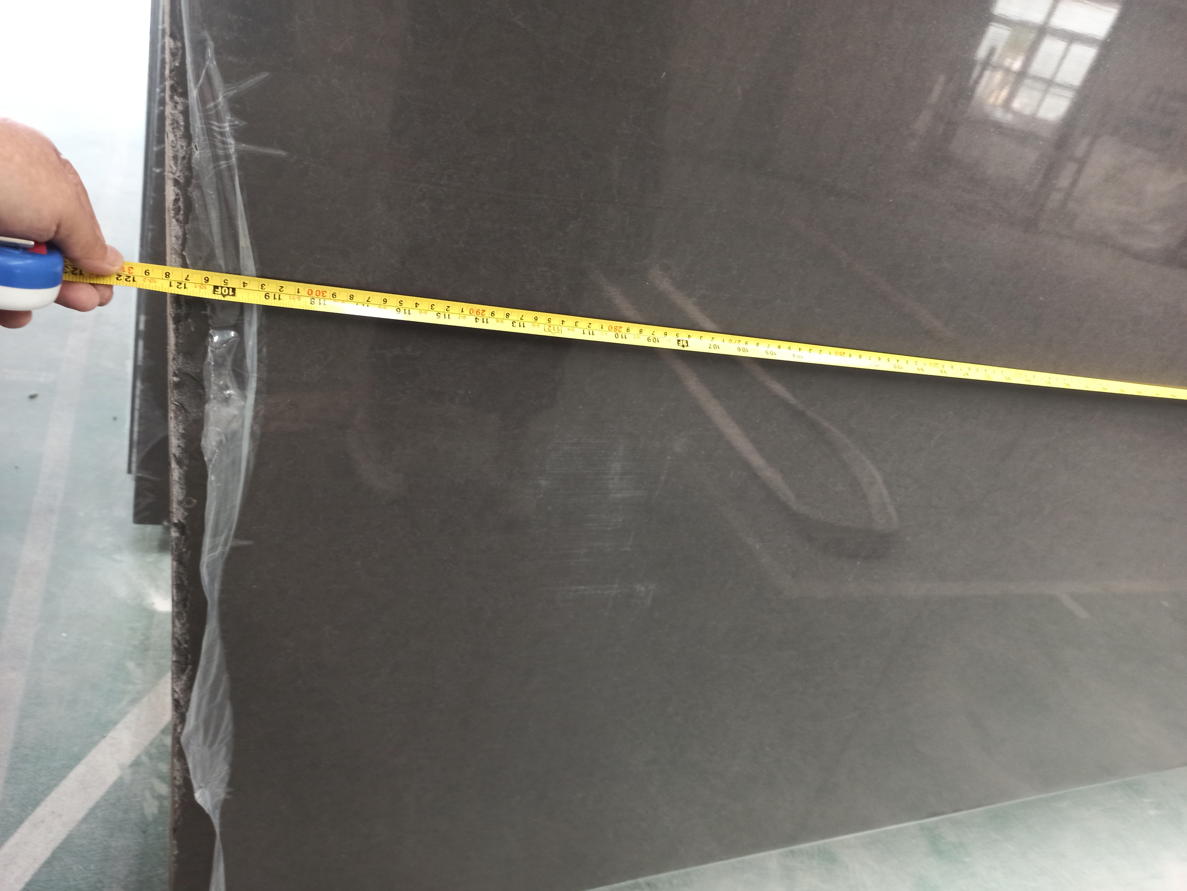 4052 Ariston Grey Marble Quartz Slab