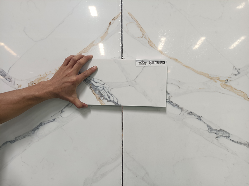 5016 Statuary White Calacatta Quartz Countertops