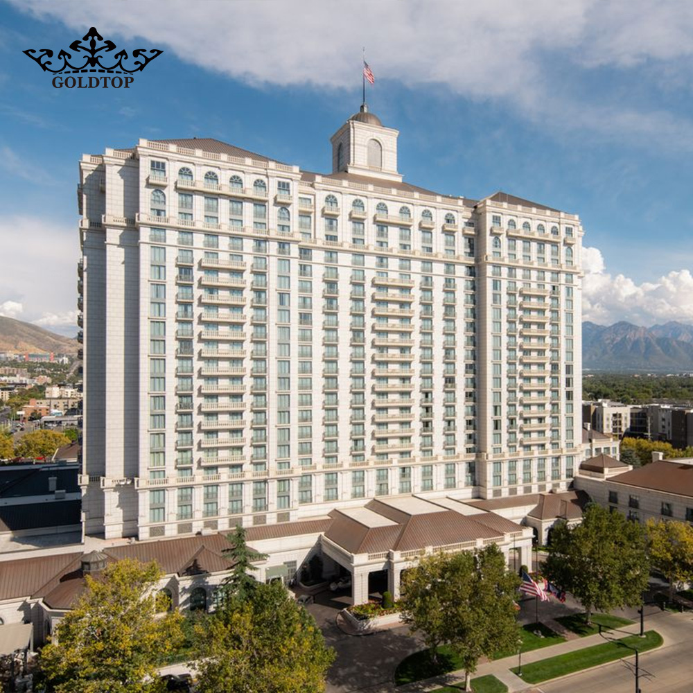 Project Case of Calacatta Gold Marble for Hotel Bathroom