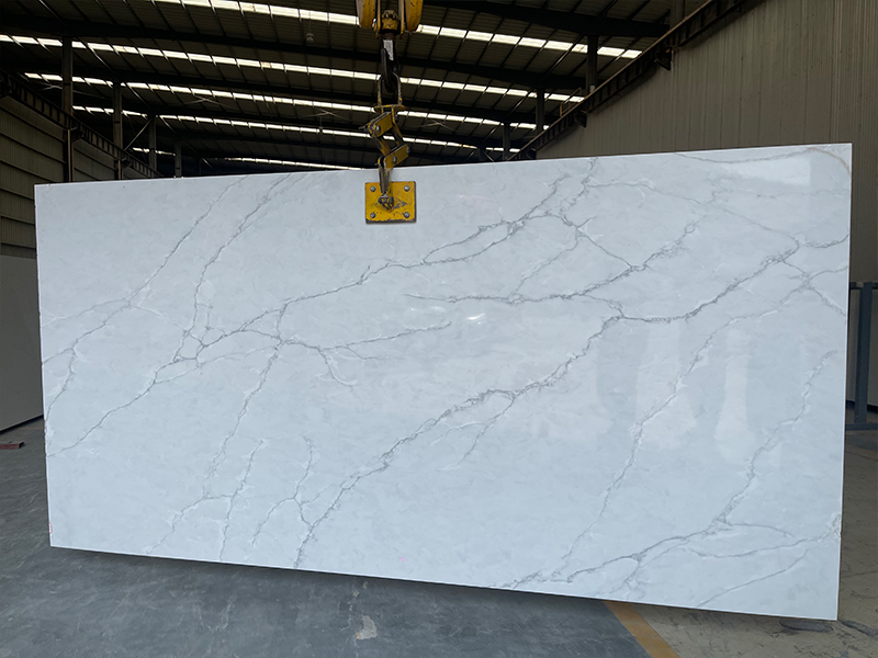 5132 Calacatta Milas Quartz Countertops & Vanity Tops Manufacturer