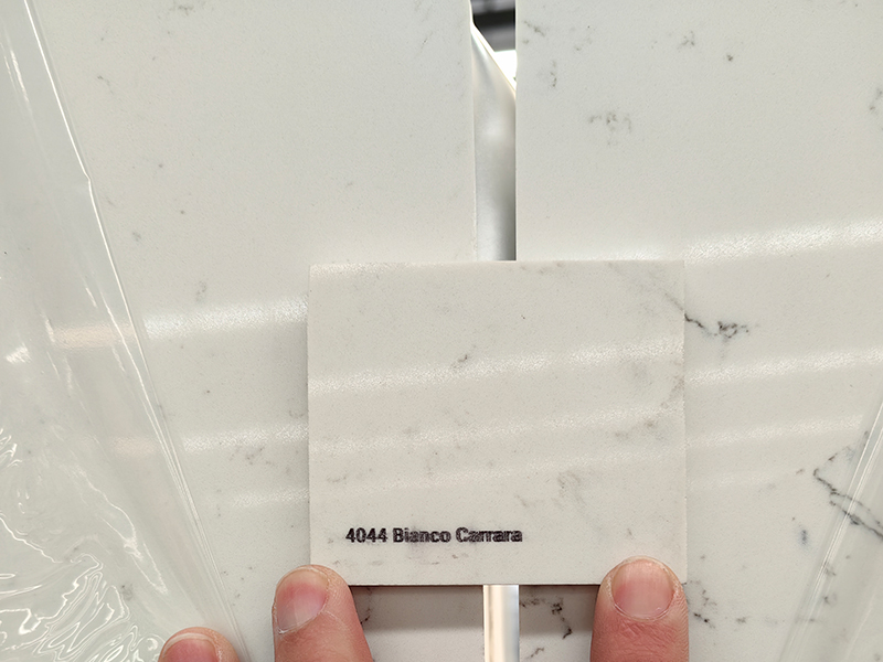 4044 Bianco Carrara Marble Quartz Slab