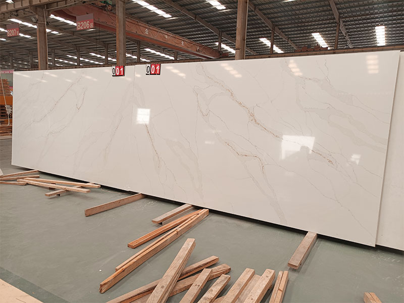 5052 Calacatta Leon Quartz Super Jumbo Slabs