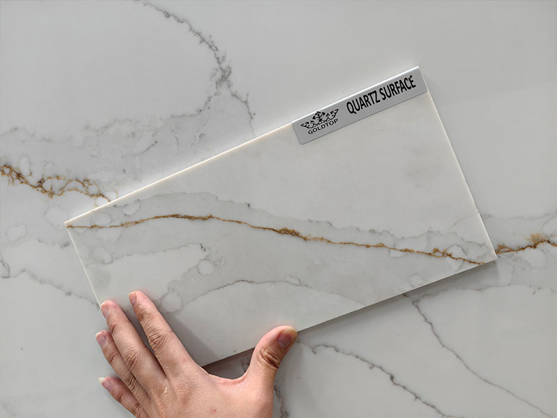 5052 Calacatta Leon Quartz Super Jumbo Slabs