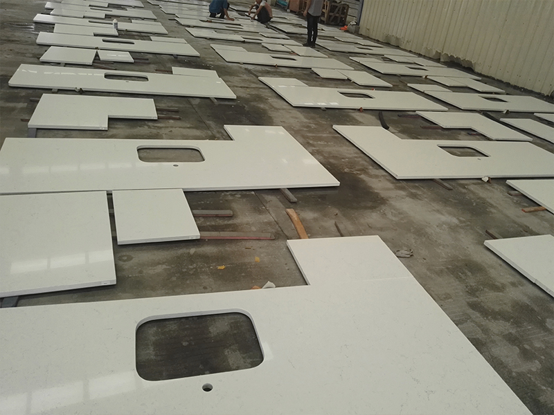 4044 Bianco Carrara Marble Quartz countertops