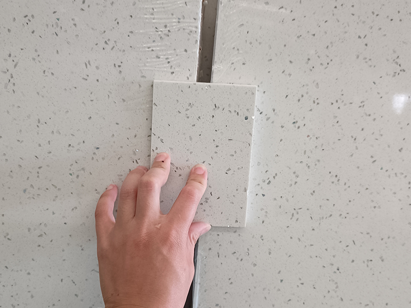 1001 Sparkle White Quartz Slab