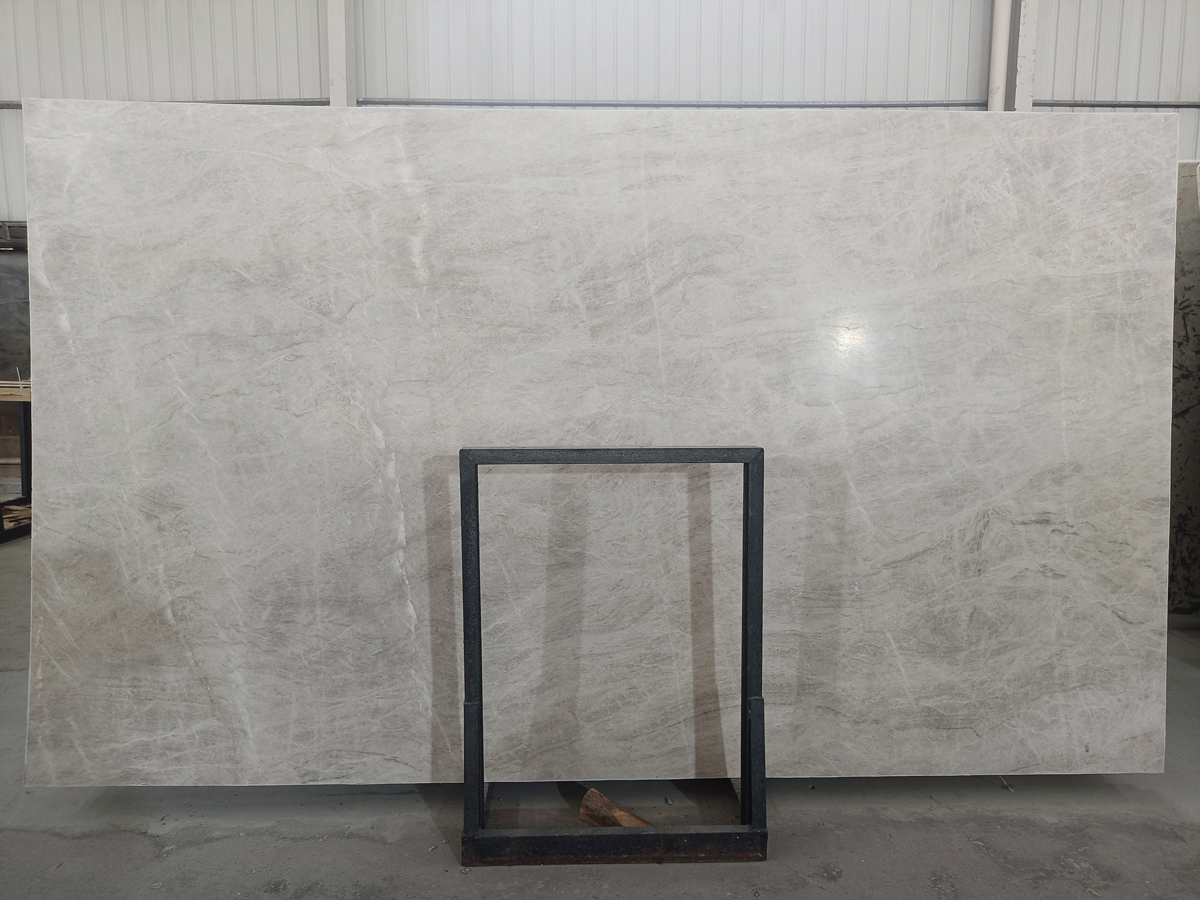 natural Taj Mahal quartzite slab texture