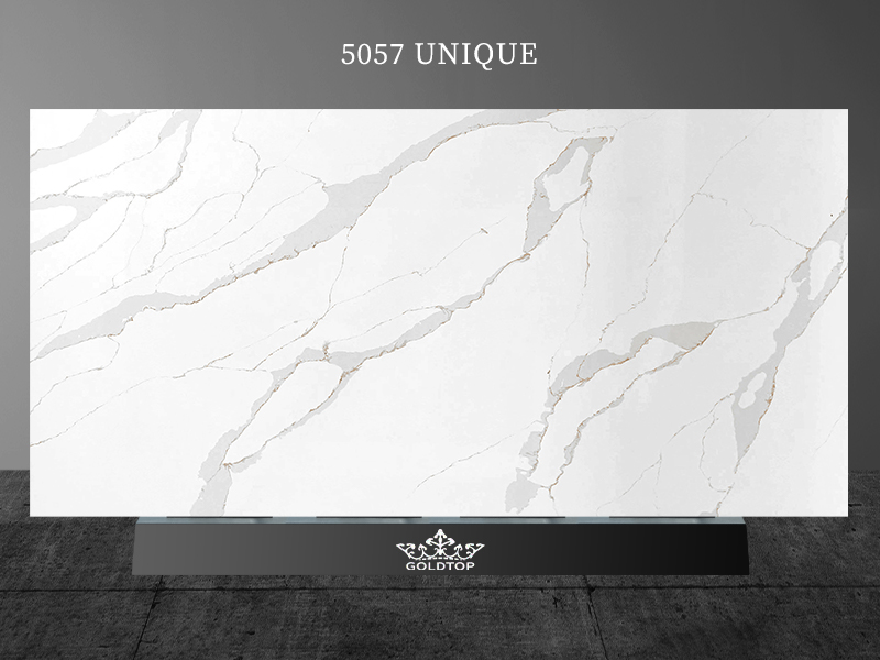 5057 White Calacatta Quartz Slabs