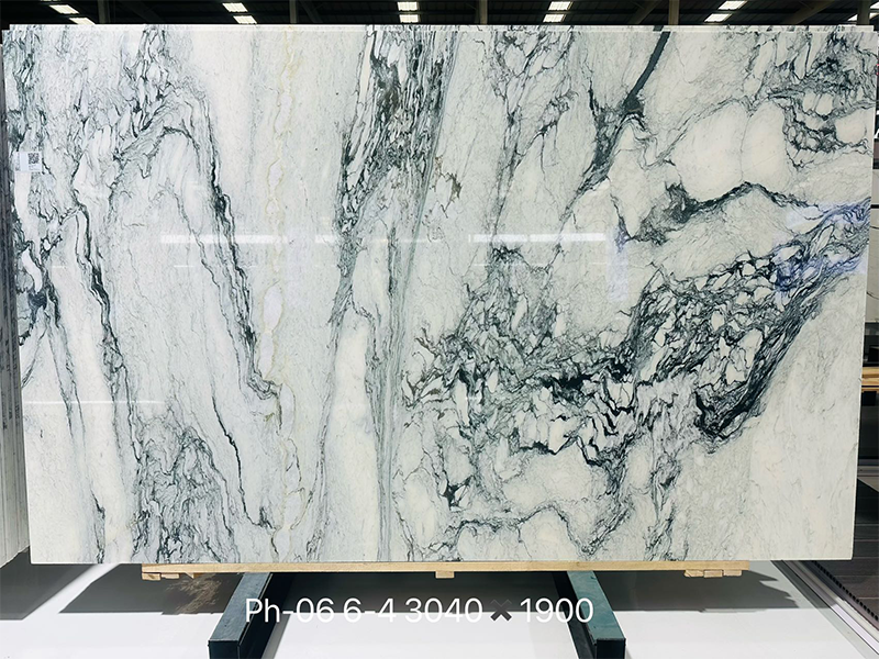Italy Santorini Marble Slab For Feature Walls/ Countertop/ Island