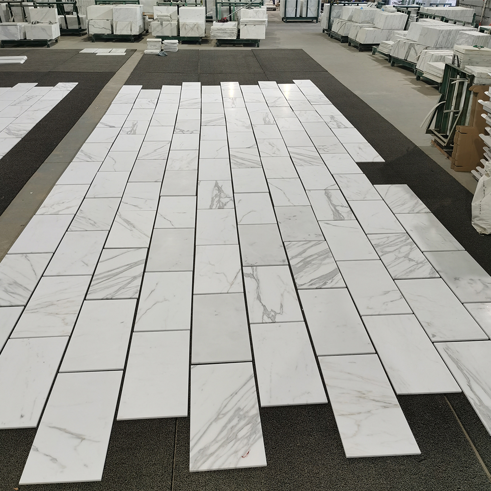 Calacatta White Marble Tiles