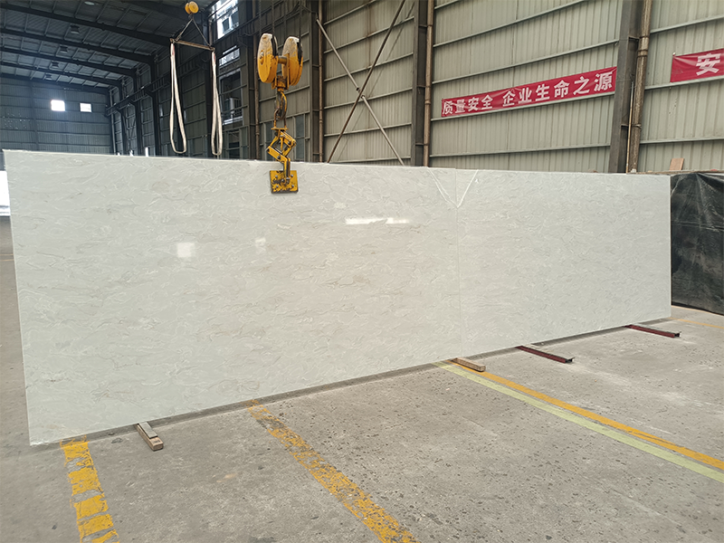 GOLDTOP 6035 Concrete Blanc Quartz Slabs