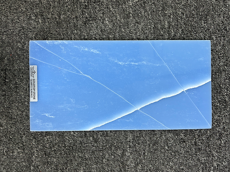 GOLDTOP 6036 Mamie Quartz Blue Quartz Slabs for Worktops/ Countertops