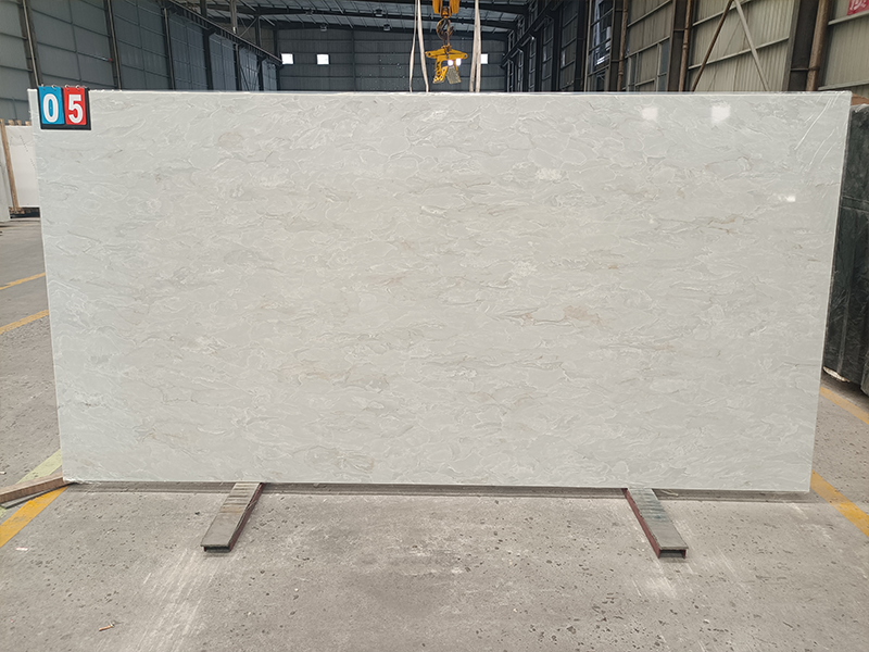 GOLDTOP 6035 Concrete Blanc Quartz Slabs