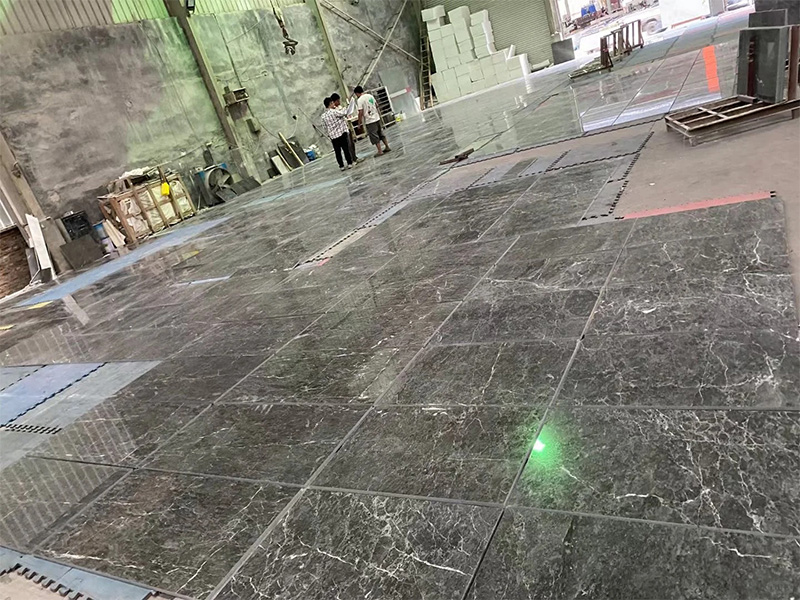 Cambodia Star Gray Marble Slab & Tiles For Stair/ Flooring