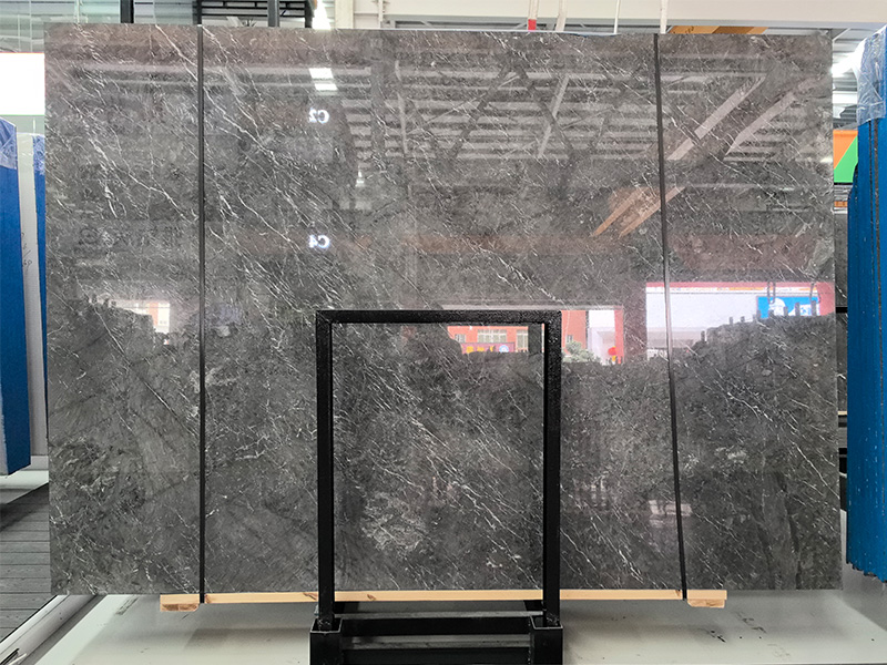 Cambodia Star Gray Marble Slab & Tiles For Stair/ Flooring