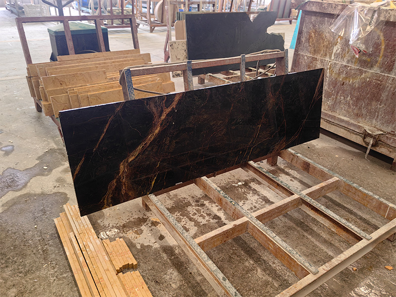 Rainforest Green Marble Slab & Tiles For Feature Wall / Countertops / Backsplash