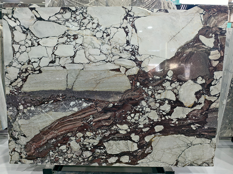 Pakistan Calacatta Viola Marble Slab For Feature Wall/ Countertop/ Table Tops