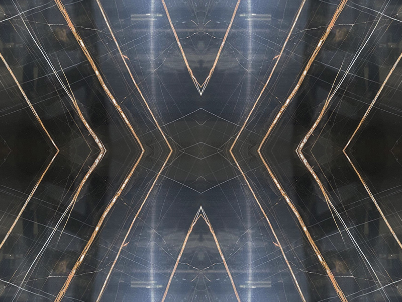 Tunisia Lauren Black Gold Marble Slab for Wall/ Flooring/ Stair