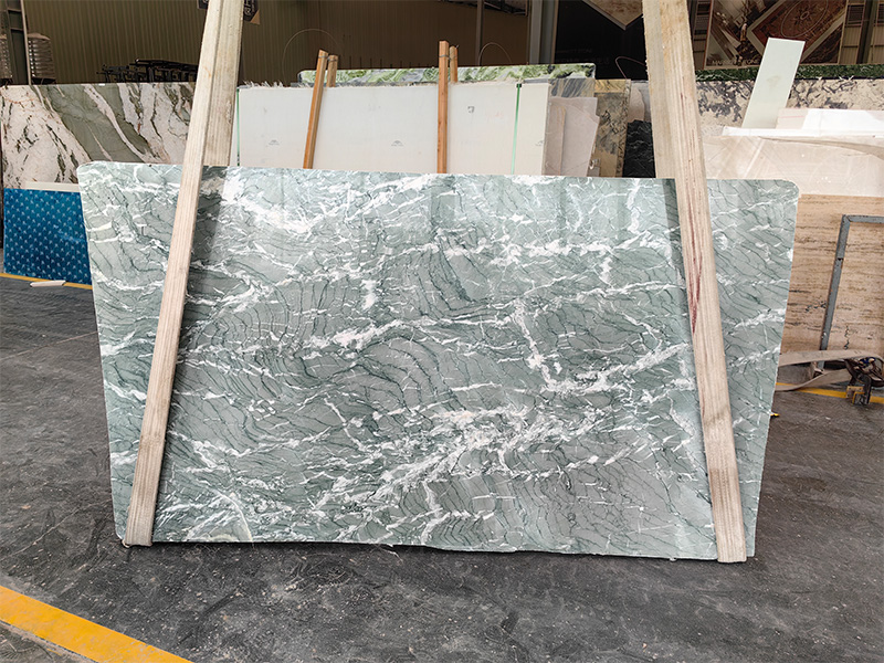 Iran Persian Green Marble Slabs & Tiles for Countertops/ Feature Wall