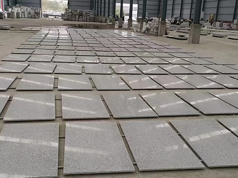 China Pearl White Granite Tile for Outdoor Wall Cladding