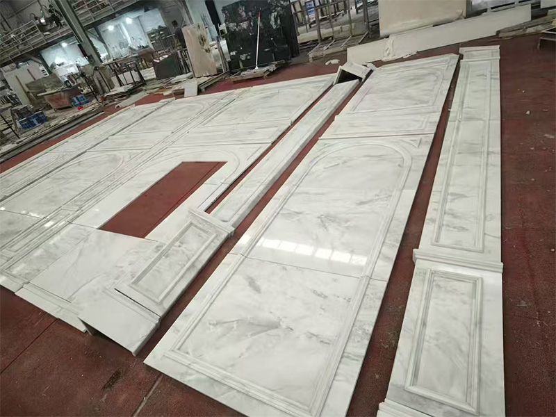 Elba White Marble Tiles for Wall / Flooring
