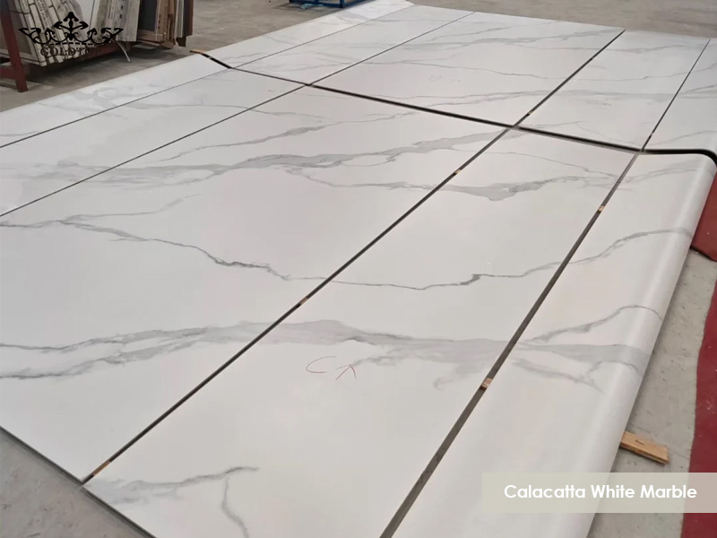 calacatta white marble